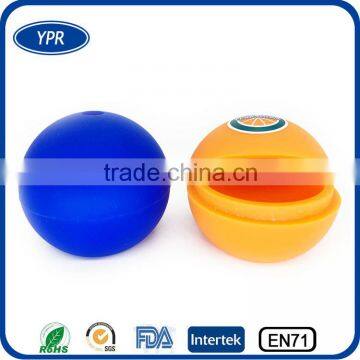 NEW custom logo and shaped FDA silicone ice ball 2.5 inch