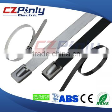 all kinds of colors pvc coated stainless steel cable tie