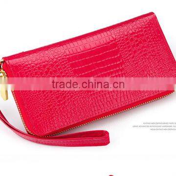 Crocodile Grain Rfid Blocking PU Leather Women Purse,ladies Wallet,women Wallet photo-2