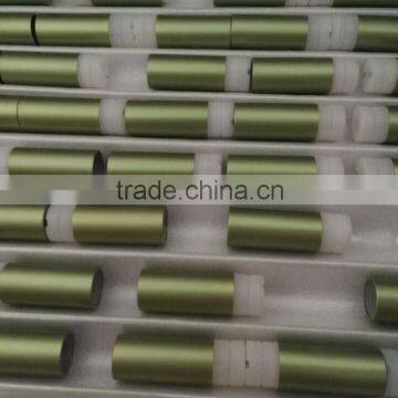 Discounted price high grade green color aluminium tube for cosmetic (aluminum cosmetic tube)