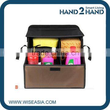 Auto Car Trunk Storage Collapsible Folding Organizer Multipurpose Foldable Cargo Storage Container Box Bag Case with Cover,