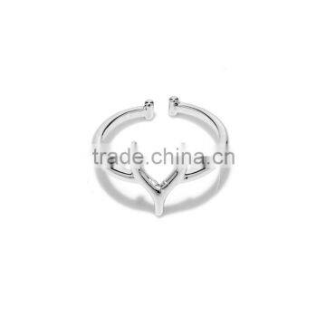 New Arrival Jewelry Fashion Simple Y Letter Open End Mens Designer Finger Rings photo-2