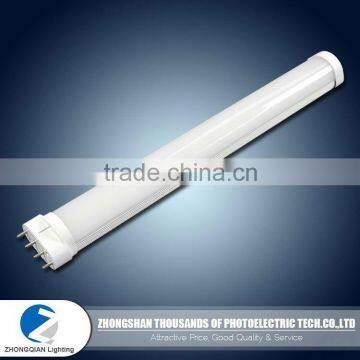 Best luminescent 12w 320mm low fever 2g11 led tube ip40