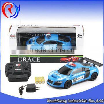 1:18 rc toy rc police car remote control car