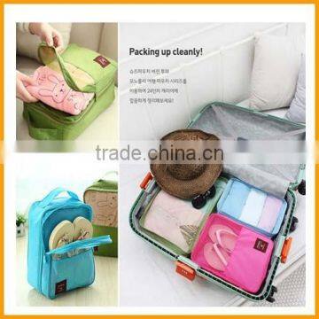 Cheap Promotional Italian Outdoor matching Polyester Travel Shoe Bag