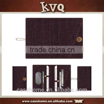 Shenzhen KVQ note book universal wallet case for BLU,Huawei,Allview,Alcatel