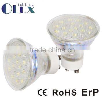 Spot Glass cover Warm white 3000K LED Lamp GU10 AC220-240V 3 Years Warranty 2835SMD GU10 led bulb 3W CE RoHS GU10 led spotlight