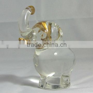 Elephant Shaped Glass Craft Gift