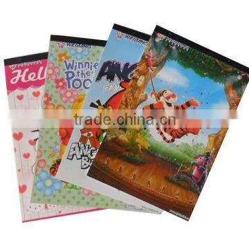 fashional children drawing book with brush