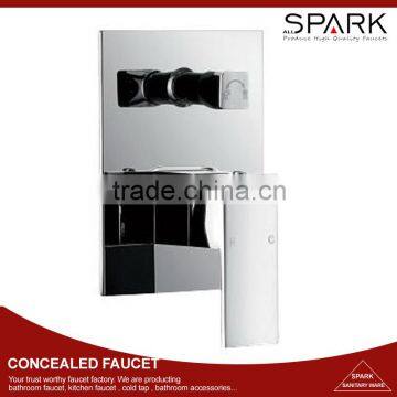 Bathroom shower wall mixer diverter, 2-Function shower faucet