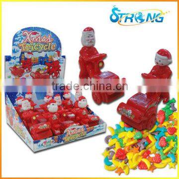 Xmas Tricycle toy with candy