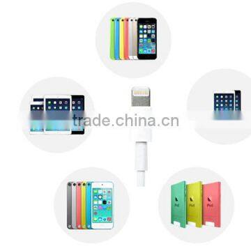 8 pin MFi 6.0 wholesale for iphone 5 fabric braided charger usb cable