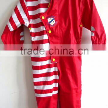 rain overall for kids fashionable waterproof rainsuit for children