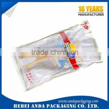 2016 Alibaba custom printed vacuum plastic packaging bags for fish