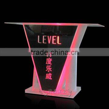 transparent LED table cheap led christmas lights portable bar table