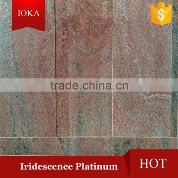 Beautiful Red Granite Iridescence Platinum Stone