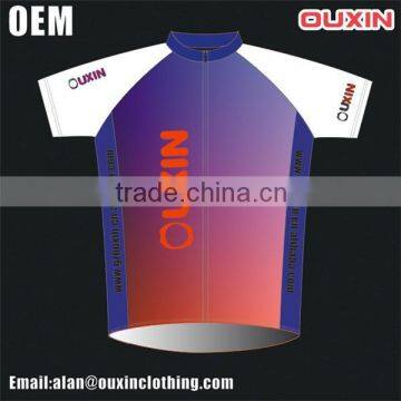 OEM China factory sublimaite fluorescence cycling jersey