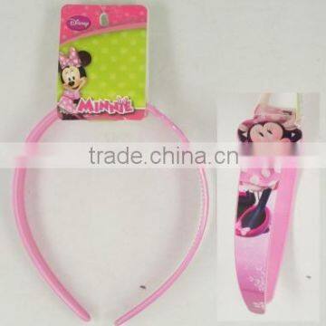 Fashion accessory including fancy plastic hairband for girls