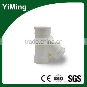 YiMing Pvc 45 Degree Pipe Fitting Lateral Tee for Welding Machine photo-2