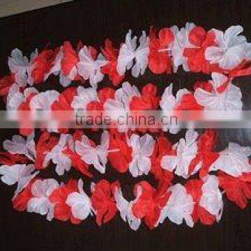 silk flower lei