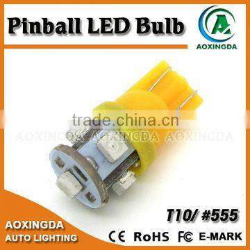 6.3V Pinball Led High Quality 3528 5led Bulb Yellow Non Ghosting