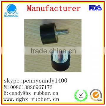 China Custom rubber cushion buffer with m3 M4 M6 M8 M10 M14 M16 tread male male or male female in dongguan