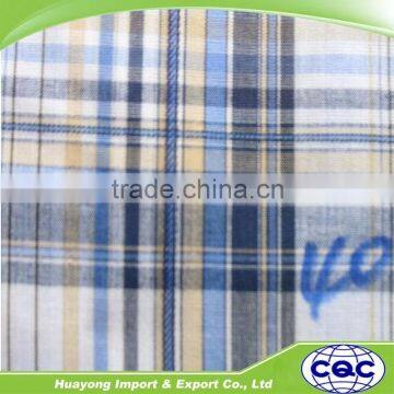 China wholesale latest design cotton madras yarn dyed shirt check fabric