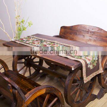 PLUS Wholesale Jacquard Handmade Dining Beaded Table Runner