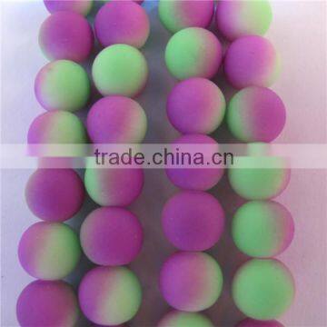 4mm round neon color beads in bulk,Glass Beads YZ062