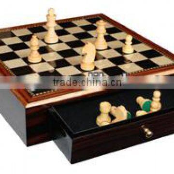 High Quality Wooden Chess game Set With A Drawer