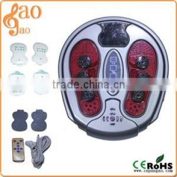 Infrared heating electric roller massager with foot massage machine