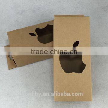High Quality Food Window Paper Package Box Corrugated Cardboard Brown Kraft Box photo-4