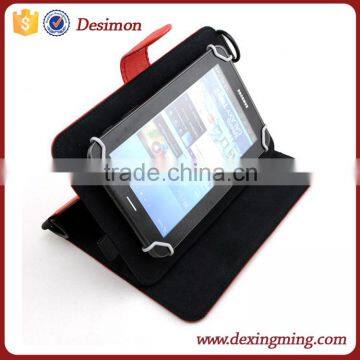 9-10" universal handhold leather working tablet case for ipad air 2 with lanyard