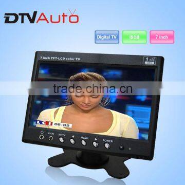 OEM price 7 inch ISDB digital TV digital portable TV