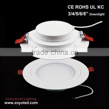 8Inch 24w Recessed Ip33 Smd LED Downlight European Round Ceiling UL CE RoHS photo-2