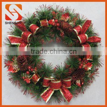 SJ-L6145 wholesale christmas wreath door decoration