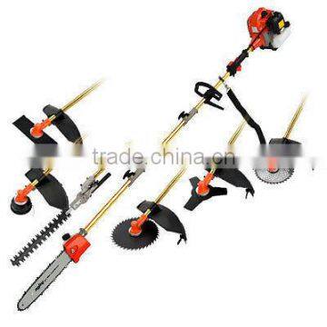 62cc pole gasoline long pole chain saw and trimmer 7 in 1 garden tools for with CE SAA EMC GS certificate