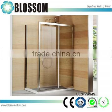 Rectangle bathroom standing shower cabin cleaning glass shower enclosure