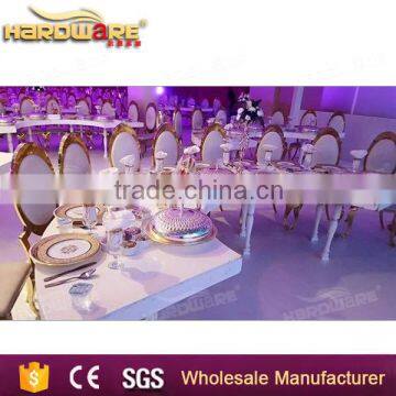 half round wedding table,mdf top half round banquet dining table                        
                                                Quality Choice