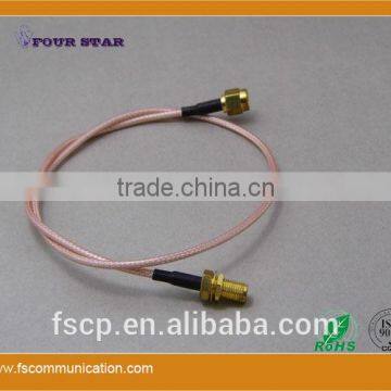 RG316 Cable Assembly With SMA RP-Female Bulkhead to SMA RP-Male Connector photo-6