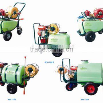 Agricultural Powered Spray Machine Petrol Garden Sprayer With Wheels And Tank