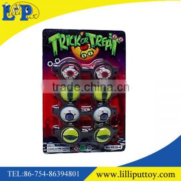 Trick or treat colorful Halloween glasses with blister card