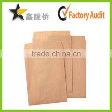 Xiamen factory high quality custom rigid kraft A4 envelope