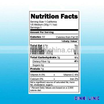 Top Permanent Adhesive Label