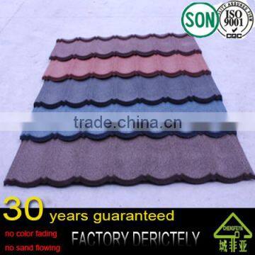 factory sales directly bond stone coated metal roof tile