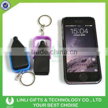 Screen Cleaner Plastic Touch Screen Touch Pen With Key Chain