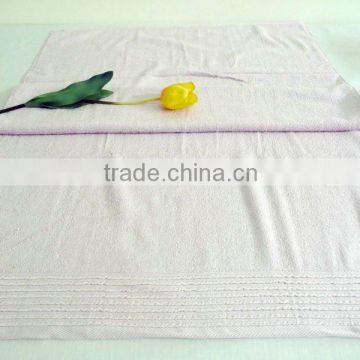 cotton terry towel with chenille border