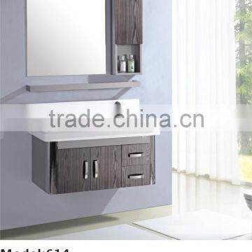 Single Sink Luxury Stainless Steel Bathroom Cabinet(WMD-614)