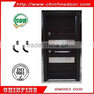Low Price Steel Wooden Armored Door (CF-M071) Supplier's Choice