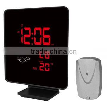 2014 NEW DESIGN WIRELESS WEATHER STATION WITH COLORFUL DISPLAY(RF433MHZ)